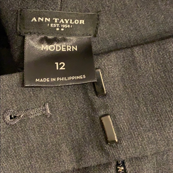 Gray Ann Taylor modern trousers - Picture 3 of 4